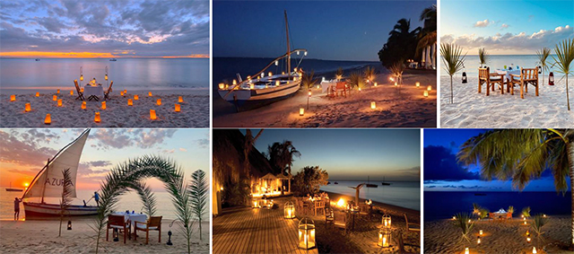 Wining and Dining - Azura Benguerra Island - Mozambique Dive Resort
